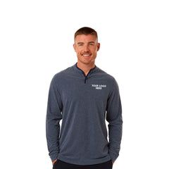 Adidas Men's Henley Long Sleeve T-Shirt - A597