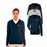 Harriton Women's Pilbloc V-Neck Sweater - M420W