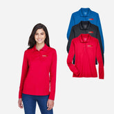 CORE365 Women's Pinnacle Performance Long Sleeve Piqué Polo - 78192