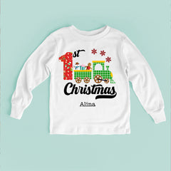 1st Christmas Baby Bodysuit