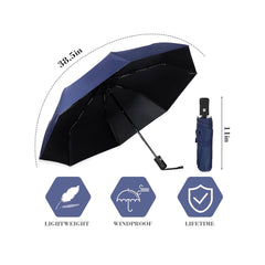 PROWALL - Windproof Travel Umbrella Compact Small
