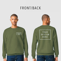 Gildan - Softstyle® Midweight Crewneck Sweatshirt - Front/Back