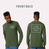 Gildan - Ultra Cotton® Long Sleeve T-Shirt - Front/Back