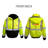 SAFETY Radians Type R Class 3 Weatherproof Bomber Jacket - SJ11QB-3ZGS
