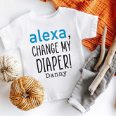 Alexa Change My Diaper Baby Bodysuit