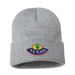Embroidered Alien Beanie