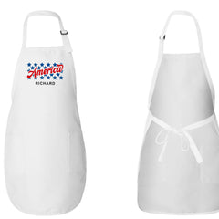 Embroidered America Apron