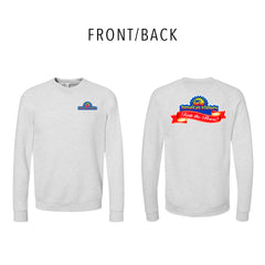 BELLA + CANVAS - Sponge Fleece Raglan Crewneck Sweatshirt - Front/Back - 3901