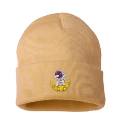 Embroidered Astronaut Beanie