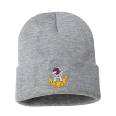 Embroidered Astronaut Beanie