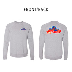 BELLA + CANVAS - Sponge Fleece Raglan Crewneck Sweatshirt - Front/Back - 3901