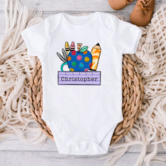 Back To School Baby Bodysuit