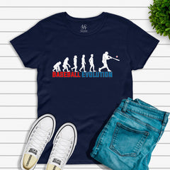 Baseball Evolution T-shirt