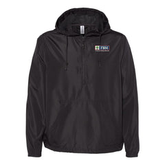 Independet Trading Co. Unisex Lightweight Quarter-Zip Windbreaker Pullover Jacket - EXP54LWP