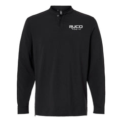 RUCO - Adidas Men's Henley Long Sleeve T-Shirt - A597