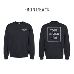 Gildan - Softstyle® Midweight Crewneck Sweatshirt - Front/Back