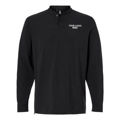 Adidas Men's Henley Long Sleeve T-Shirt - A597