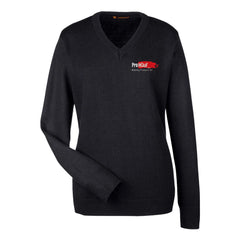 PROWALL - Harriton Women's Pilbloc V-Neck Sweater - M420W