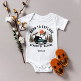 Born To Explore Beautiful Nature Baby Bodysuit