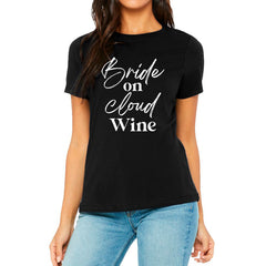 Bride On Cloud Wine T-shirt