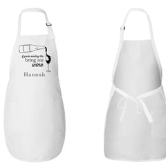 If You're Reading This Bring Me Wine Apron