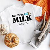 But First, Milk Baby Bodysuit