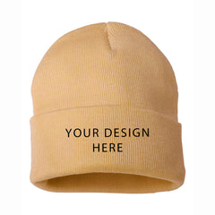 Sportsman - 12" Solid Cuffed Beanie