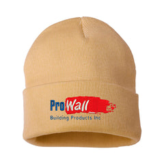 PROWALL - Sportsman 12" Solid Cuffed Beanie - SP12
