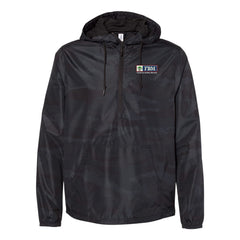Independet Trading Co. Unisex Lightweight Quarter-Zip Windbreaker Pullover Jacket - EXP54LWP