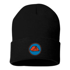 Embroidered Camping Beanie