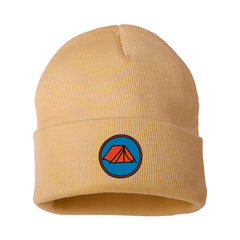 Embroidered Camping Beanie