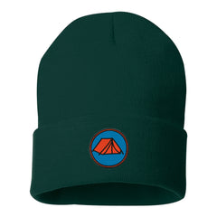 Embroidered Camping Beanie