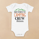Newest Member Of The Camping Crew Baby Bodysuit