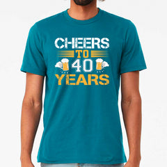 Cheers To 40 Years T-shirt