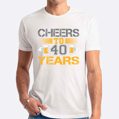 Cheers To 40 Years T-shirt
