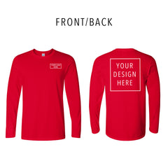 Gildan - Softstyle® Long Sleeve T-Shirt - Front/Back - 64400