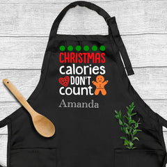 Christmas Calories Don't Count Apron