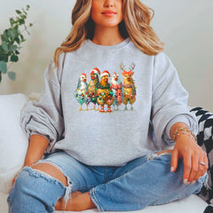 Christmas Chickens Sweatshirt