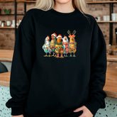 Christmas Chickens Sweatshirt