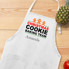 Christmas Cookie Baking Team Apron