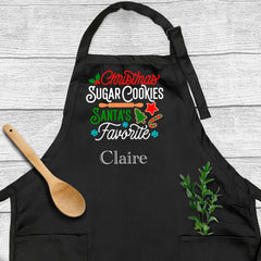 Christmas Sugar Cookies Santa's Favorite Apron