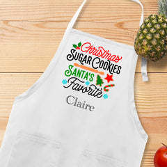 Christmas Sugar Cookies Santa's Favorite Apron