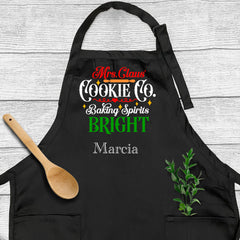Mrs. Claus Cookie Co Apron