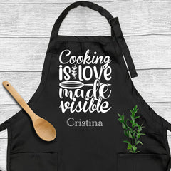 Cooking Is Love Made Visible Apron