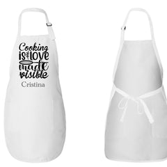 Cooking Is Love Made Visible Apron