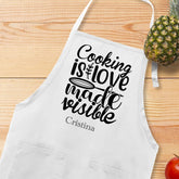 Cooking Is Love Made Visible Apron