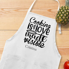 Cooking Is Love Made Visible Apron