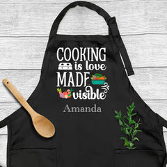 Cooking Is Love Made Visible Apron
