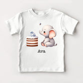 Cute Elephant Baby Bodysuit