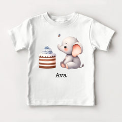 Cute Elephant Baby Bodysuit